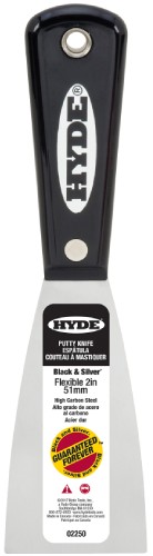 Hyde Black&Silver  Flex Putty Knife 2" 