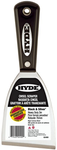 Hyde Black&Silver  Stiff Scraper 3" 