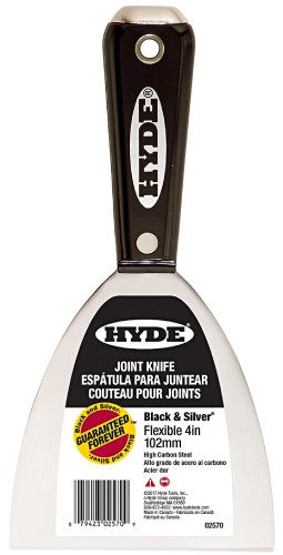 Hyde Black&Silver  Joint Knife Hammer Head 4" 