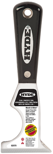Hyde Black&Silver 5-In-1 Painters Tool 