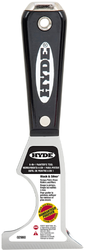 Hyde Black&Silver 6-In-1 Painters Tool 