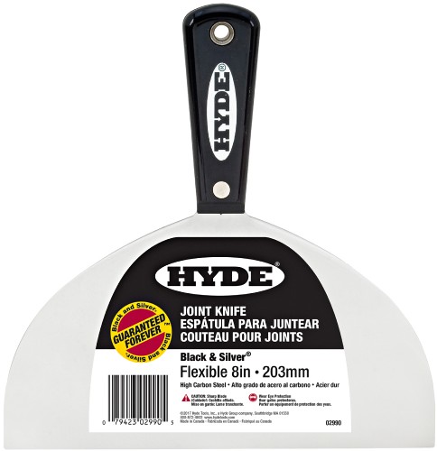 Hyde Black&Silver Flex Joint Knife 8" 