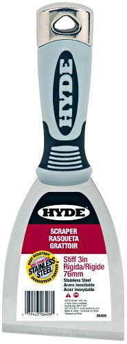Hyde Pro Stainless Chisel Scraper 3" 