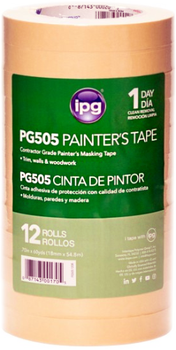 Intertape PG-505 Masking Tape  3/4"x60yd  (48 Case) 