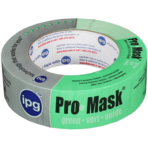 Intertape Green Masking Tape  1.5"x60yd (24 Case) 