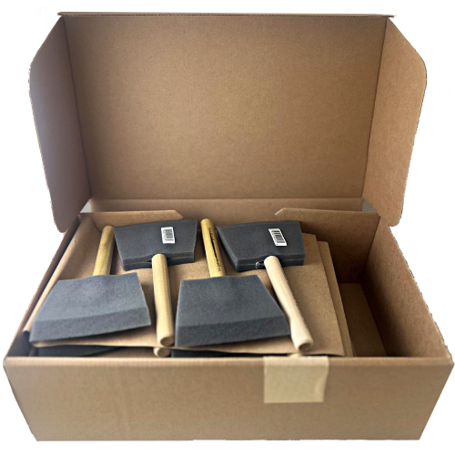 Jen Brush Foam Paint Brush 4" (24 Box) 