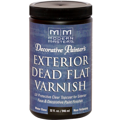 Modern Masters Exterior Dead Flat Varnish Quart 
