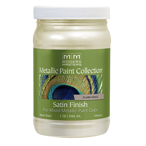 Modern Masters Metalic Paint Flash Gold Quart 