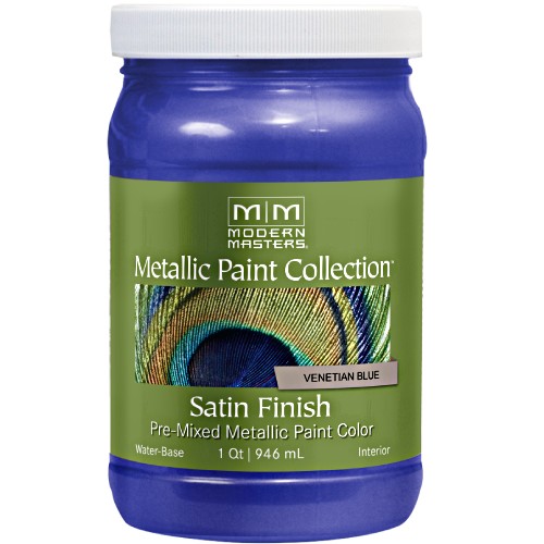 Modern Masters Metalic Paint Venetian Blue Quart 