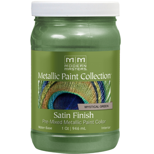 Modern Masters Metalic Paint Mystical Green Quart 