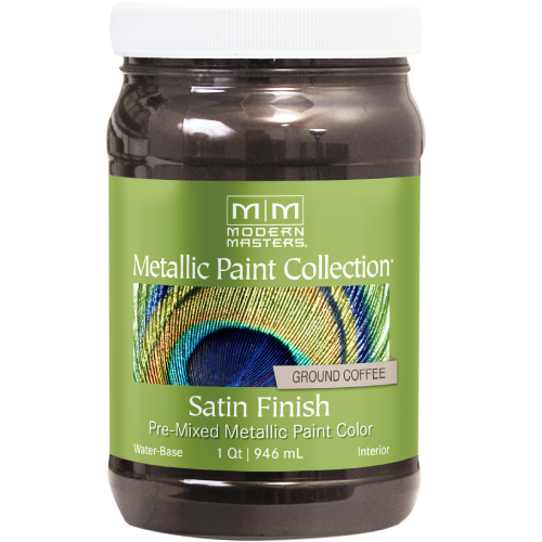 Modern Masters Metalic Paint Ground Coffee Quart (English Brown) 