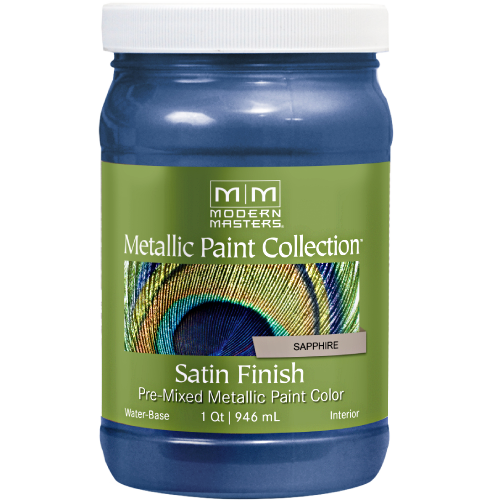 Modern Masters Metalic Paint Sapphire Quart 