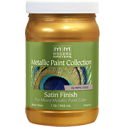 Modern Masters Metalic Paint Olympic Gold Quart 