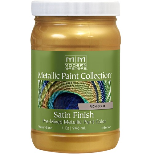 Modern Masters Metalic Paint Rich Gold Quart 