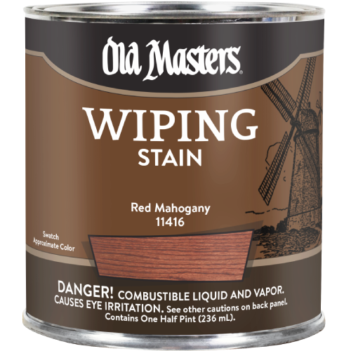 Old Masters Wiping Red Mahogany Half Pint 