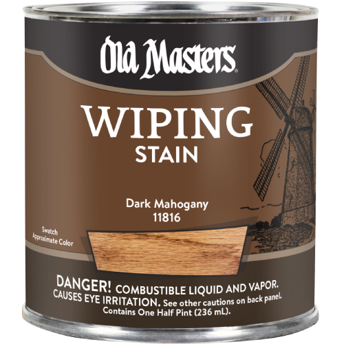 Old Masters Wiping Dark Mahogany Half Pint 