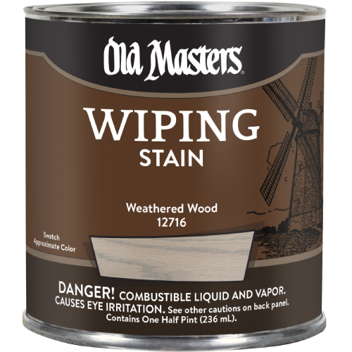Old Masters Wiping Weathered Wood Half Pint 