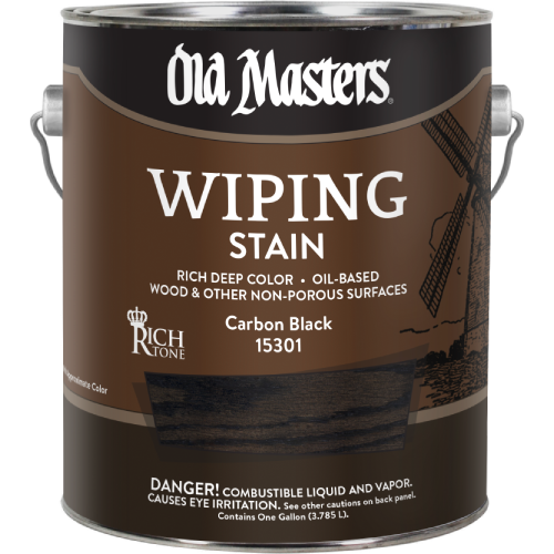 Old Masters Wiping Carbon Black Gallon 