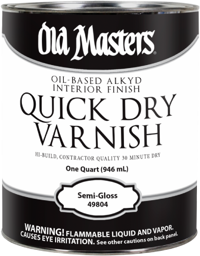 Old Masters Quick Dry Varnish  Semi-Gloss Quart 