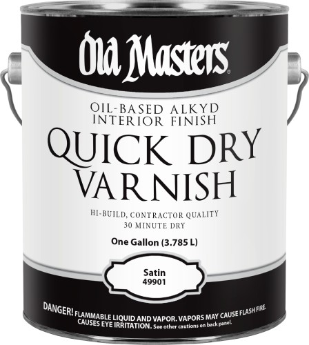 Old Masters Quick Dry Varnish Satin Gallon 