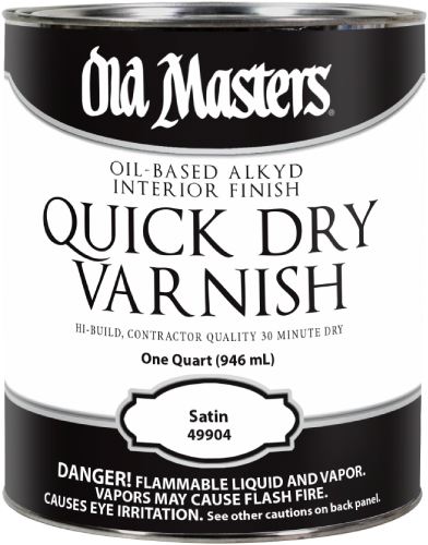 Old Masters Quick Dry Varnish Satin Quart 