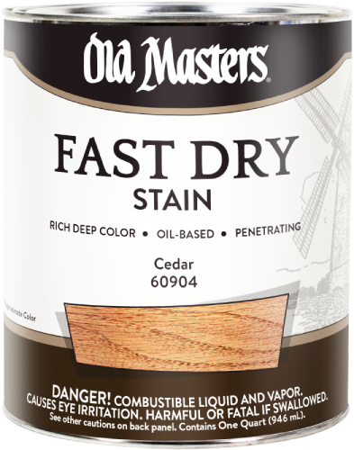 Old Masters Fast Dry Stain Cedar Quart 