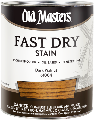 Old Masters Fast Dry Stain Dark Walnut Quart 