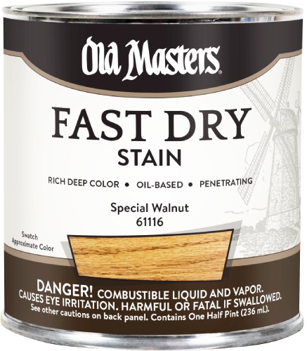 Old Masters Fast Dry Stain Special Walnut Half Pint 