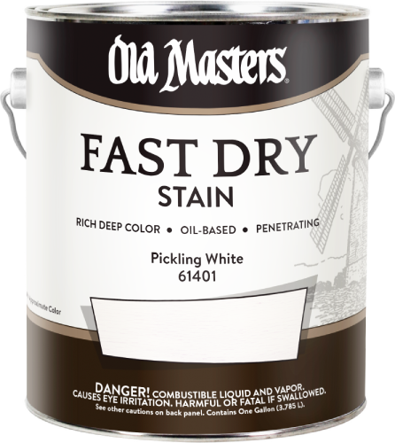 Old Masters Fast Dry Stain Pickling White Gallon 