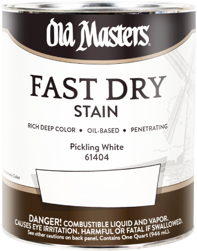 Old Masters Fast Dry Stain Pickling White Quart 