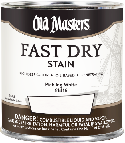 Old Masters Fast Dry Stain Pickling White Half Pint     