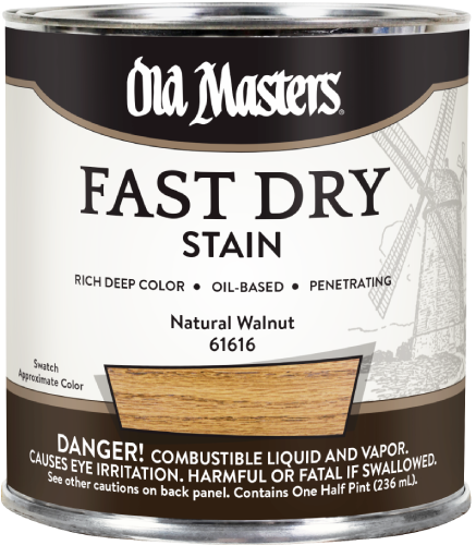 Old Masters Fast Dry Stain Natural Walnut Half Pint 