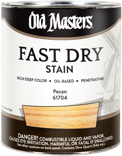 Old Masters Fast Dry Stain Pecan Quart 