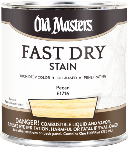 Old Masters Fast Dry Stain Pecan Half Pint 