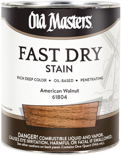 Old Masters Fast Dry Stain American Walnut Quart 