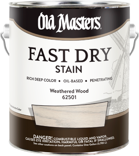 Old Masters Fast Dry Stain Weathered Wood Gallon 