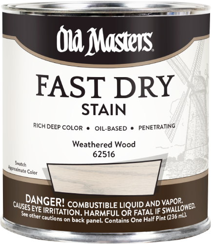 Old Masters Fastdry Stain Weathered Wood Half Pint 