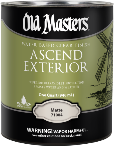 Old Masters Ascend Exterior Clear Matte Quart 