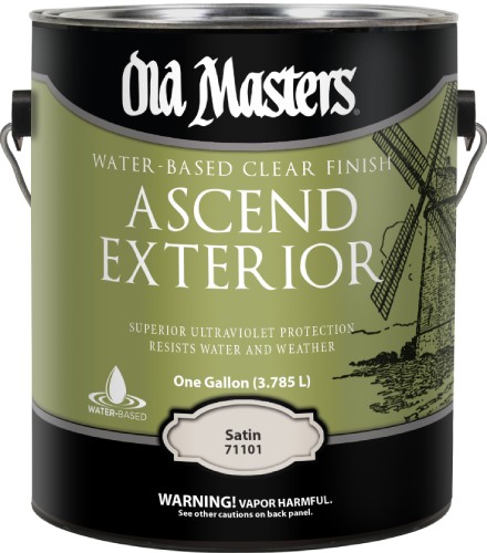 Old Masters Ascend Exterior Clear Satin Gallon 