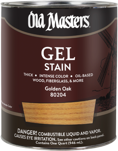 Old Masters Gel Stain Golden Oak Quart 