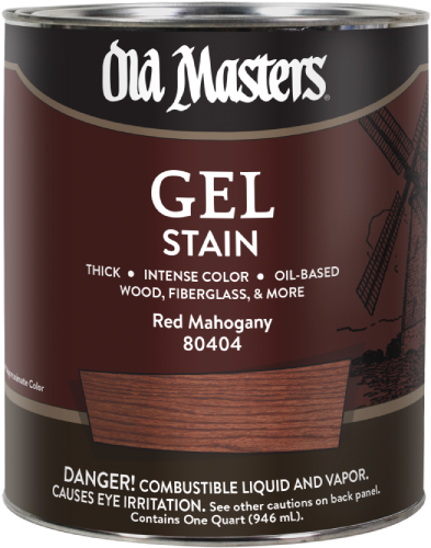 Old Masters Gel Stain Red Mahogany Quart 
