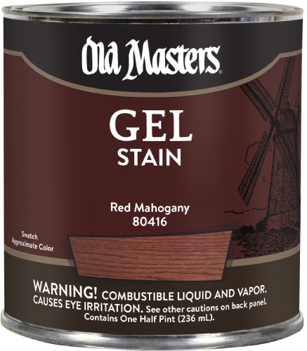 Old Masters Gel Stain Red Mahogany Half Pint 