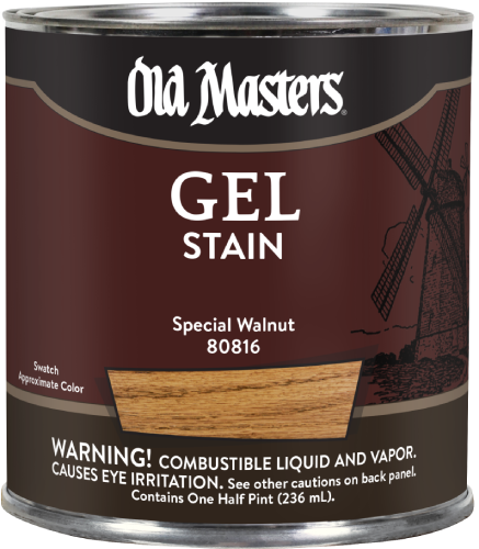 Old Masters Gel Stain Special Walnut Half Pint 