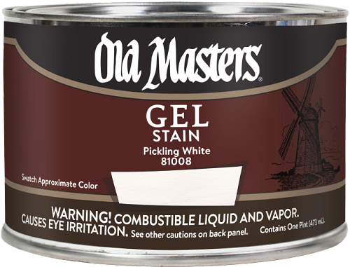 Old Masters Gel Stain Pickling White Pint 