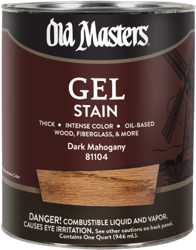 Old Masters Gel Stain Dark Mahogany Quart 