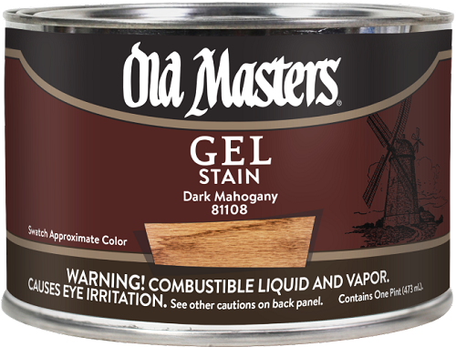 Old Masters Gel Stain Dark Mahogany Pint 