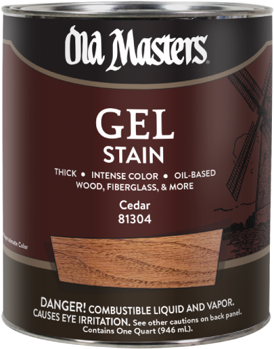 Old Masters Gel Stain Cedar Quart 