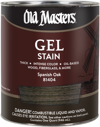 Old Masters Gel Stain Spanish Oak Quart 