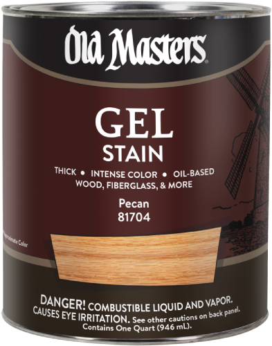 Old Masters Gel Stain Pecan Quart 