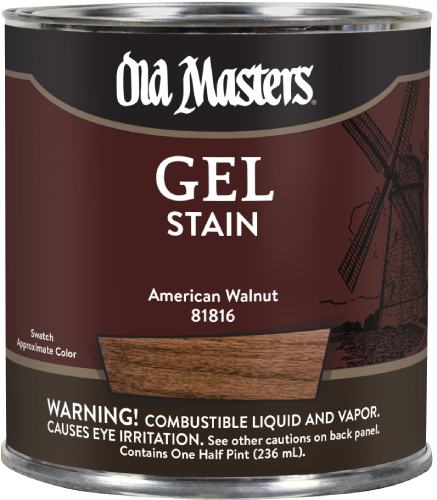 Old Masters Gel Stain American Walnut Half Pint 